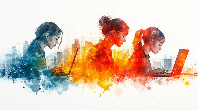 Embracing Diversity in Online Learning: A Global Watercolor Connection