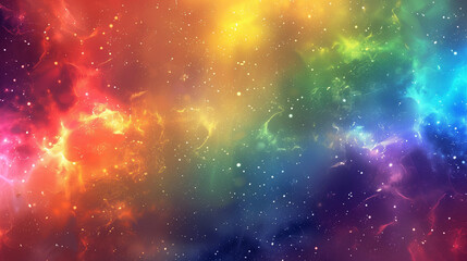 Fototapeta premium HD Rainbow Hues: Elevate Your Screen with Lively Color Wallpaper