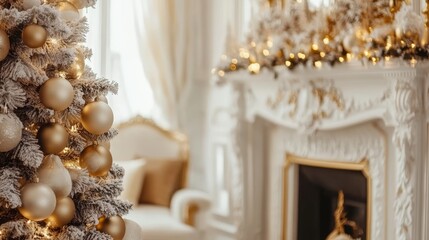 Christmas cozy home interior