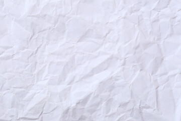 Crumpled White art paper background.