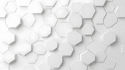 Fototapeta premium Pentagons, Shapes, 3D White, Abstract Image, Texture, Pattern Background, Wallpaper, Smartphone Cover and Screen, Cell Phone, Computer, Laptop, 9:16 and 16:9 Format