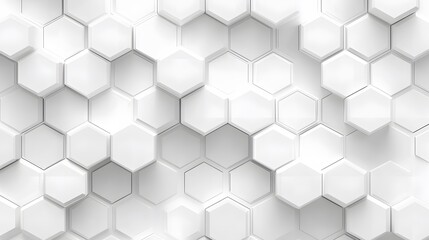 Naklejka premium Pentagons, Shapes, 3D White, Abstract Image, Texture, Pattern Background, Wallpaper, Smartphone Cover and Screen, Cell Phone, Computer, Laptop, 9:16 and 16:9 Format