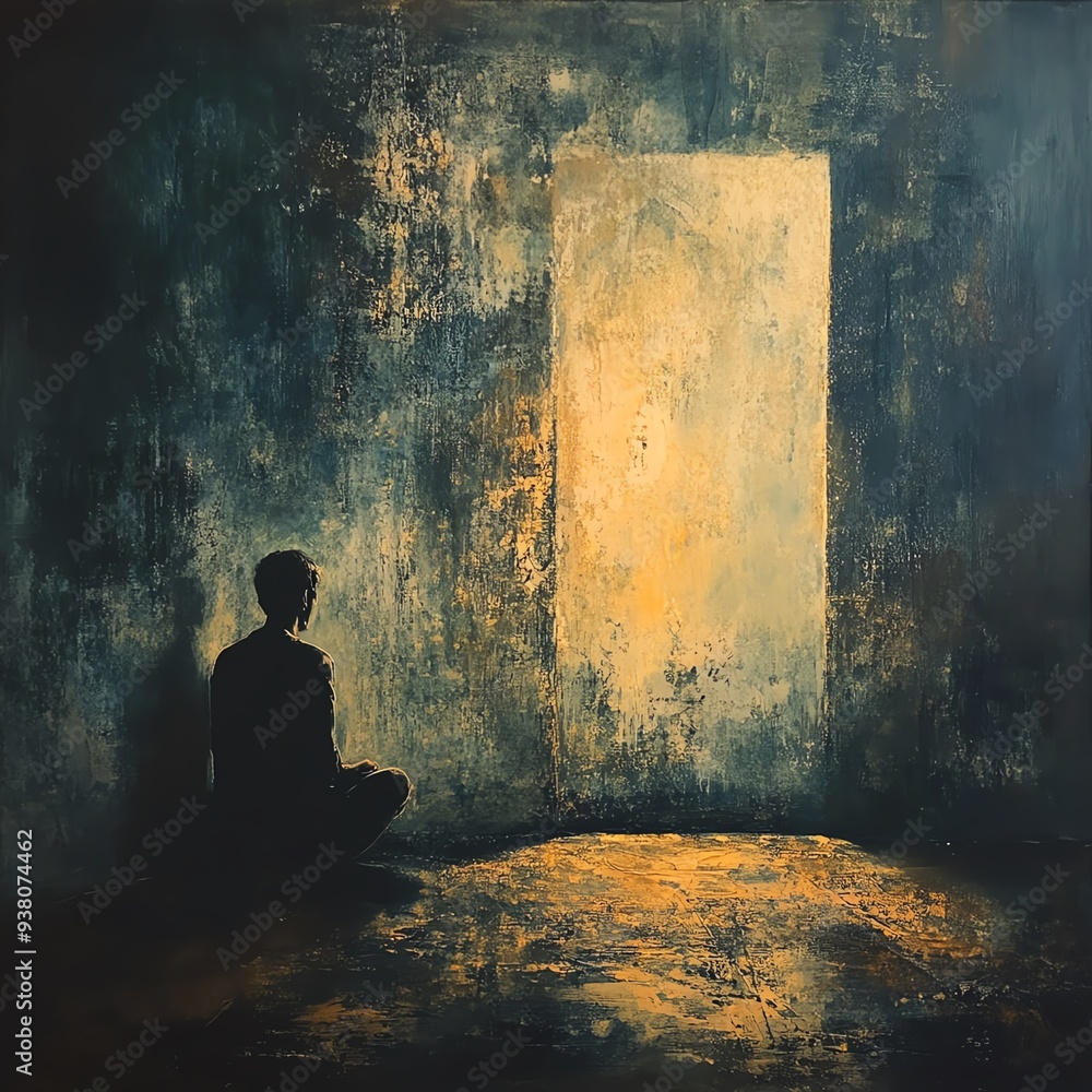 Poster Artful representation of Where do you wait for me featuring a calm, contemplative scene with subtle textures, ambient light, and an underlying sense of mystery and expectation