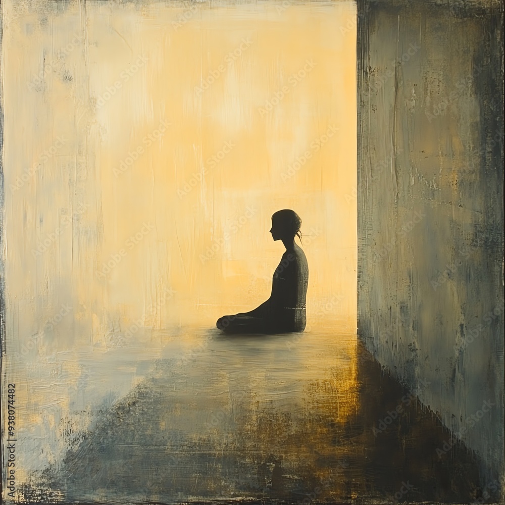 Poster Artful representation of Where do you wait for me featuring a calm, contemplative scene with subtle textures, ambient light, and an underlying sense of mystery and expectation