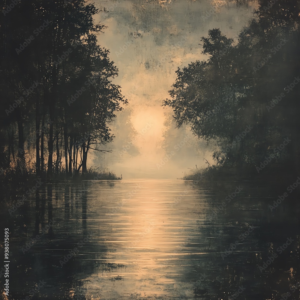 Poster Atmospheric image of Where do you wait for me showcasing a serene and inviting scene with gentle light and textures, evoking a feeling of longing and anticipation