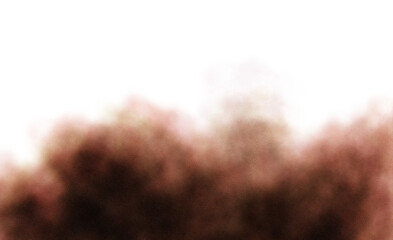 Watercolor paint stain texture overlay, realistic cutout, transparent background. Watercolor brushstrokes paint stain dirty strokes.