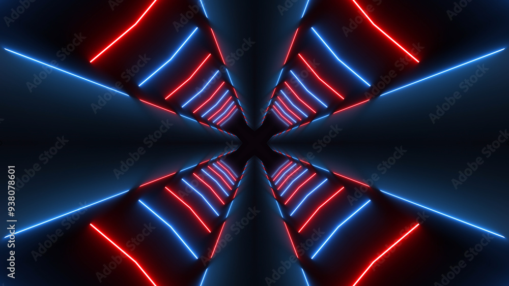 Wall mural vj abstract light event particles concert intro game edm music stage party openers titles led neon t