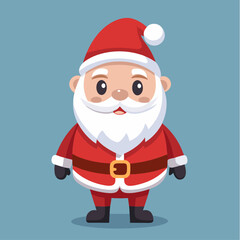 Cute Santa Claus Charcter Illustration