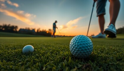 Golfing at Sunset: A Perfect Evening on the Course