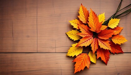 Obraz premium Autumn Leaves Arrangement