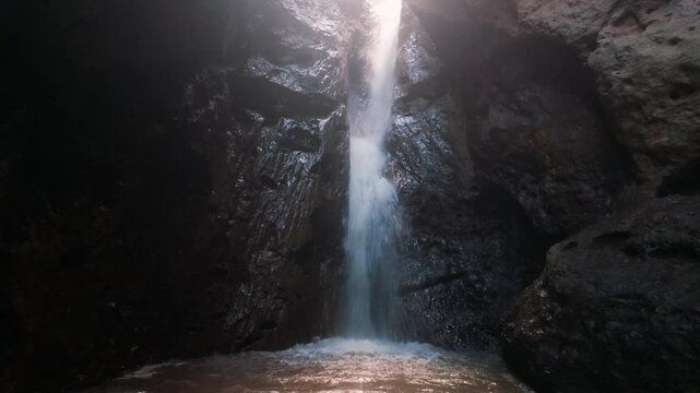 Tranquil Pam Bok Waterfall, Pai, Thailand