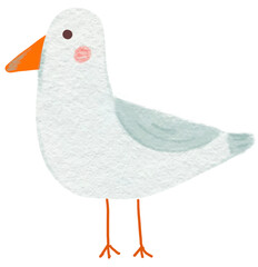 white goose on a white background