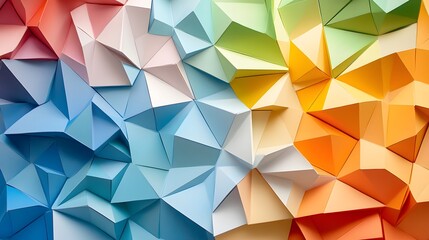 Abstract Colorful Geometric Background.