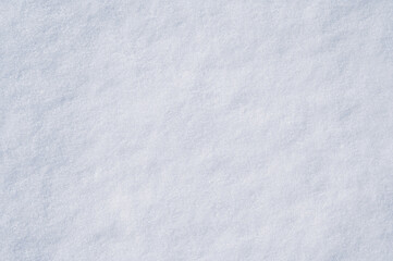 Winter snow. The texture of the snow, the view of the snow from above