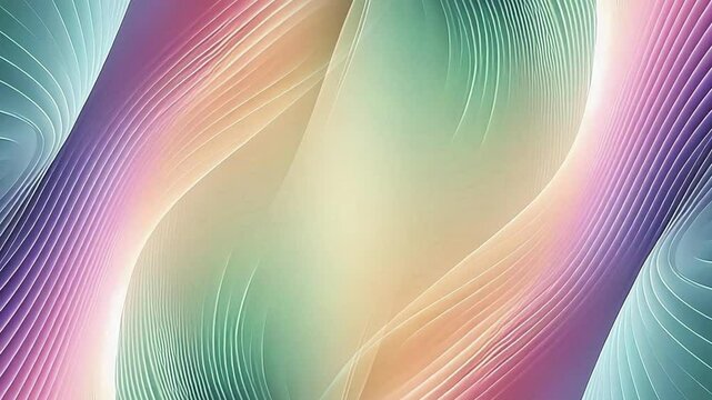 Abstract blue and green vector waves pattern for futuristic digital decoration 4k Abstract vertical