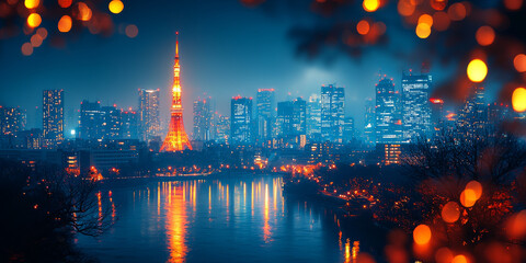 Obraz premium 東京風景