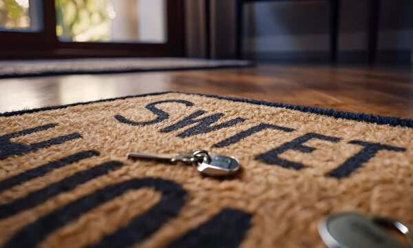 Keys on a Welcome Mat