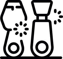 Electric toothbrushes are charging, indicating their fully charged status with a spinning light