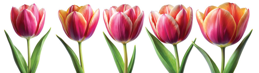 red and yellow tulips