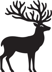 deer silhouette vector