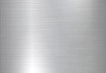 Panoramic background Brushed metal texture. Steel background. Vector illustration silver steel metal texture vector illustration