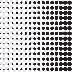 Circular ripple icons. Concentric circles with polka dot lines isolated on white background. Vortex, sonar wave, soundwave, signal signs. EPS 10.