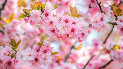 Obraz premium Cherry Blossoms in Bloom