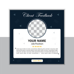 client testimonial design