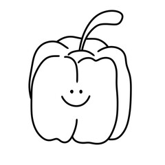 cute vegetables and fruits 