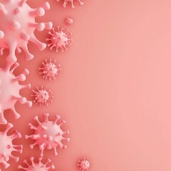 Naklejka premium Monkeypox awareness poster, public health information, 3D illustration