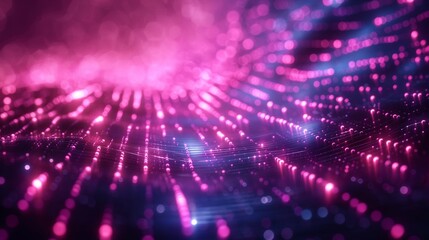 Naklejka premium Purple geometric abstraction,bright background, technology,cyber,abstract