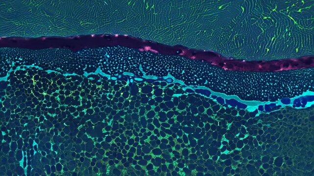 Exploring cellular structures with confocal microscopy in a laboratory setting