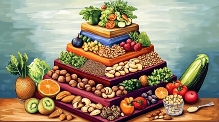 Healthy Eating Pyramid - A Guide to Balanced Nutrition
