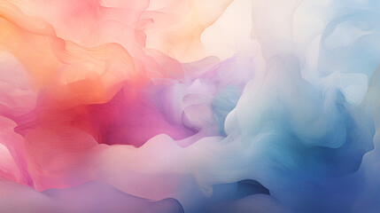 Obraz premium Soft gradients of color blending seamlessly in a soothing and abstract artwork