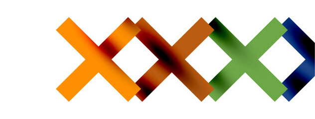 Obraz premium Colorful squares, lines minimal abstract background. Vector Illustration For Wallpaper, Banner, Background, Card, Book Illustration, landing page