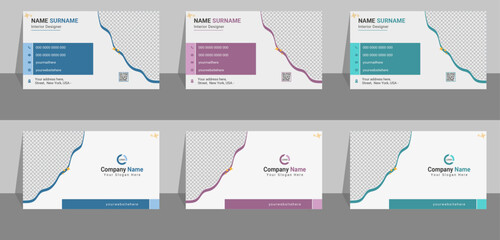 Luxury individual business card design, Double-sided elegant visiting card, Clean and creative business card, Modern business card design.