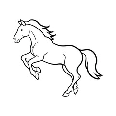 jumping-horse-vector-illustration
