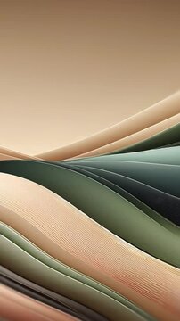 &ldquo;Futuristic abstract wallpaper with smooth blue lines and curves creating a digital wave pattern 4k