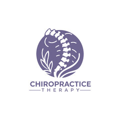 Chiropractic logo vector, spine health care, spine care, chiropractic symbol vector logo design, Human spine symbol , backpain relief, bone care