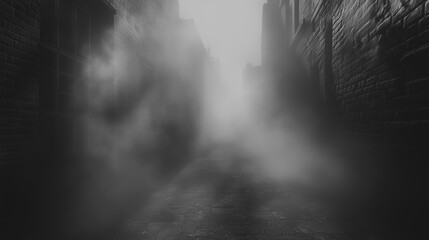 Shadows Lurk in Foggy Village