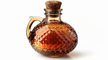 Mead, bottled elegance, isolated on white background,