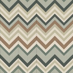 Chevron Pattern Vintage Design Illustration