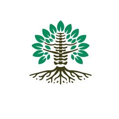 Chiropractic logo vector, spine health care, spine care, chiropractic symbol vector logo design, Human spine symbol , backpain relief, bone care