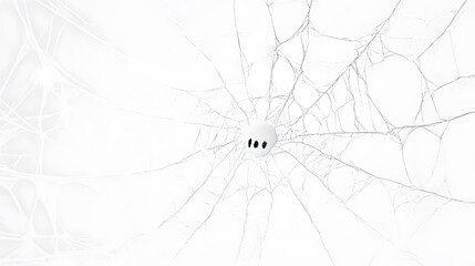 Fototapeta premium White Spider Web, Abstract Image, Texture, Pattern Background, Wallpaper, Smartphone Cover and Screen, Cell Phone, Computer, Laptop, 9:16 and 16:9 Format