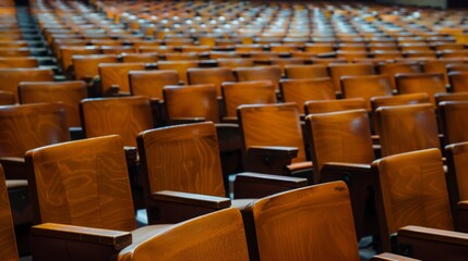 Fototapeta premium theatre auditorium furniture , indoor auditorium seating , auditorium seating , theatre seating