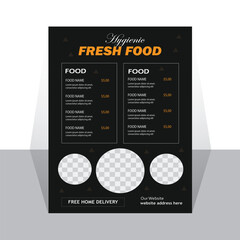 Food Menu Design