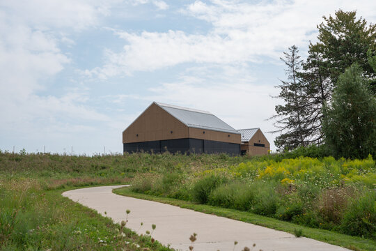 contemporary barn at Downsview Park in Toronto, Canada