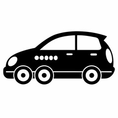 Zip Car Black silhouette