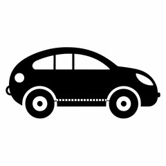 Zip Car Black silhouette