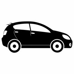 Zip Car Black silhouette